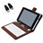 80-keys USB Keyboard PU Protective Case Cover with Stand for 7-inch Tablet PC (Brown)