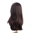 NUOLUX 3083 20-inch Fashion Women’s Girls Long Curly High Temperature Fiber Synthetic Wig Hair Pieces Hair Extension with Built-in Adjustable Hair Cap (Dark Brown)