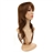 NUOLUX TCJ89004A 24-inch Fashion Women’s Girls Long Curly High Temperature Fiber Synthetic Wig Hair Pieces Hair Extension with Bangs /Built-in Adjustable Hair Cap (Brown)