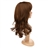 NUOLUX TCJ89011A 22-inch Fashion Women’s Girls Long Curly Wavy High Temperature Fiber Synthetic Wig Hair Pieces Hair Extension with Bangs /Built-in Adjustable Hair Cap