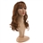 NUOLUX TCJ89012J 23-inch Fashion Women’s Girls Long Curly Wavy High Temperature Fiber Synthetic Wig Hair Pieces Hair Extension with Bangs /Built-in Adjustable Hair Cap