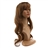 NUOLUX TCJ89013H 23-inch Fashion Women’s Girls Long Curly Wavy High Temperature Fiber Synthetic Wig Hair Pieces Hair Extension with Bangs /Built-in Adjustable Hair Cap