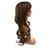 NUOLUX TCJ89014A 23-inch Fashion Women’s Girls Long Curly Wavy High Temperature Fiber Synthetic Wig Hair Pieces Hair Extension with Bangs /Built-in Adjustable Hair Cap