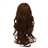 NUOLUX TCJ89023 30-inch Fashion Women’s Girls Long Curly Wavy High Temperature Fiber Synthetic Wig Hair Pieces Hair Extension with Bangs /Built-in Adjustable Hair Cap