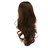 NUOLUX TCJ89028G 23-inch Fashion Women’s Girls Long Curly Wavy High Temperature Fiber Synthetic Wig Hair Pieces Hair Extension with Bangs /Built-in Adjustable Hair Cap