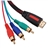 1.5m 5ft HDMI to 3-RCA Male Audio Video Component Convert Cable For HDTV 1080P