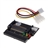Dual Compact Flash CF I /II to 3.5 Inch IDE HDD Adapter with 3 LED (Black)