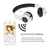 Stretchable Foldable Wireless Bluetooth V3.0 Headset Headphone with Mic for iPhone6 iPhone 6 Plus S6 S6 Edge (White)