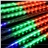 12 Inches 8 Tubes Meteor Shower Rain Lights Waterproof Xmas Decoration Falling String Lights for Wedding Party Christmas with EU Plug (Colorful Light)