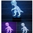 3D Lamp Visual Light Effect 7 Colors Changes Night Light (Dinosaur)