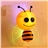 Bee Design Night Light Lamp Light-Controll Wall Nightlight for Baby and Toddlers with EU Plug