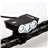 Bike Bicycle Aluminium 4-mode LED Light Headlamp / 18650 Battery Pack / AU-plug Power Adapter (Black)