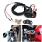 Car Motorbike 12-24V Cigarette Lighter Power Plug Socket with Switch for Cellphone / Tablet /GPS (Black)
