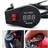 Car Motorcycle LED Digital Display DC Voltmeter Voltage Meter with Switch (Black)