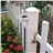 New Outdoor Solar Power LED Wall Path Garden Fence Lamp Waterproof Light (Warm Light)