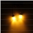 Pair of 12V Car Motorcycle Motorbike LED License Plate Bolt Light Bulb Lamp (Yellow)
