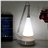 USB Charging LED Touch Controlled Table Lamp Speaker Light Adjusted Audio Desk Lamp (White)