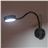 Wiring Flexible 3W Gooseneck Led Wall Light Lamp Lighting for Bedroom Reading Bathroom with White Light (Black)