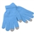 Universal 3-finger Capacitive Screen Touching Gloves Warm Gloves - One Pair (Sky-blue)