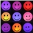 LED Smile Light Electronics Night Lamp with Colorful Lighting (Yellow) - Large Size