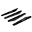 4pcs 15cm Rotor Blades Wings for RC Helicopter Toy (Black)