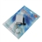 Hand winding Mini Keychain 2 LED Flashlight (Silver)