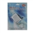 Hand winding Mini Keychain 2 LED Flashlight (Silver)