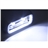Hand winding Mini Keychain 2 LED Flashlight (Silver)