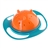 Gyro Bowl Children's No Spill Bowl (Green & Orange)