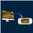 JXD V3000 4.3" TFT-CLD 4G Game Console with Multimedia Player /3.0MP Back Camera /HDMI /AV-Out /TF Slot (White)