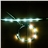 PP Weave Strap Optical Fiber LED Flashing Pet Dog Collar Safety Chain Set (Red)