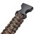 3-in-1 Multifunctional Parachute Cord Survival Bracelet with Compass & Whistle for Outdoor Activities (Army Green)