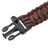 3-in-1 Multifunctional Parachute Cord Survival Bracelet with Compass & Whistle for Outdoor Activities (Red)