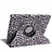 360 Degree Rotating Stand Leopard Pattern Protective PU Leather Case Cover with Sleep Function for The new iPad (Purple)