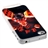 Funny Gambler Pattern LED Light-emitting Crystal Hard Protective Back Case Shell for iPhone 4 /iPhone 4S  