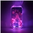 Funny Gambler Pattern LED Light-emitting Crystal Hard Protective Back Case Shell for iPhone 4 /iPhone 4S  