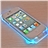 Funny Gambler Pattern LED Light-emitting Crystal Hard Protective Back Case Shell for iPhone 4 /iPhone 4S  