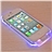 Funny Gambler Pattern LED Light-emitting Crystal Hard Protective Back Case Shell for iPhone 4 /iPhone 4S  