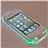 Funny Gambler Pattern LED Light-emitting Crystal Hard Protective Back Case Shell for iPhone 4 /iPhone 4S  
