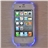 Funny Gambler Pattern LED Light-emitting Crystal Hard Protective Back Case Shell for iPhone 4 /iPhone 4S  