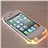 Funny Gambler Pattern LED Light-emitting Crystal Hard Protective Back Case Shell for iPhone 4 /iPhone 4S  