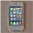Funny Gambler Pattern LED Light-emitting Crystal Hard Protective Back Case Shell for iPhone 4 /iPhone 4S  