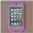 Funny Gambler Pattern LED Light-emitting Crystal Hard Protective Back Case Shell for iPhone 4 /iPhone 4S  