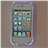 Funny Gambler Pattern LED Light-emitting Crystal Hard Protective Back Case Shell for iPhone 4 /iPhone 4S  
