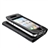 Left-right Open Protective PU Case Cover with Card Holder for iPhone 4 /iPhone 4S (Black) 
