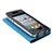 Left-right Open Protective PU Case Cover with Card Holder for iPhone 4 /iPhone 4S (Blue) 