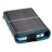 Left-right Open Protective PU Case Cover with Card Holder for iPhone 4 /iPhone 4S (Blue) 
