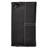 Left-right Open Protective PU Case Cover with Card Holder for iPhone 4 /iPhone 4S (Blue) 