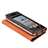 Left-right Open Protective PU Case Cover with Card Holder for iPhone 4 /iPhone 4S (Orange) 
