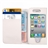 Left-right Open Protective PU Case Cover with Card Holder for iPhone 4 /iPhone 4S (White) 